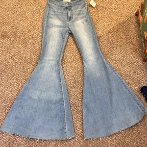 With Tags Vintage Free People Flared Jeans